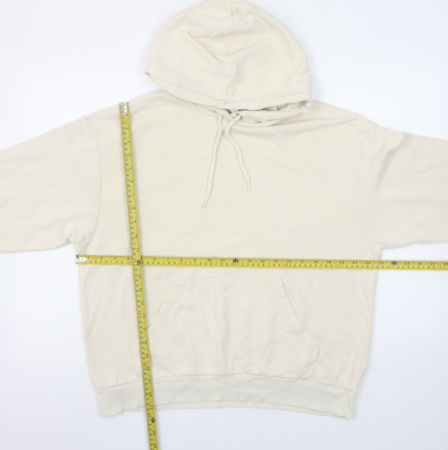 Womens UK Size S Monki Beige Pullover Hoodie