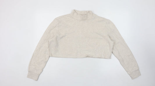 Womens UK Size 12 Monki Beige Pullover Sweatshirt