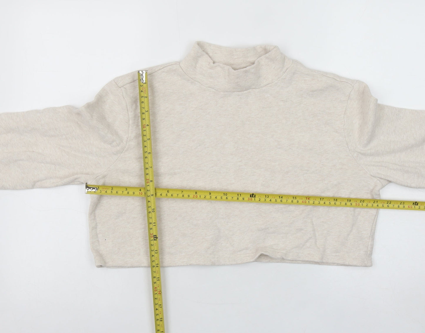 Womens UK Size 12 Monki Beige Pullover Sweatshirt