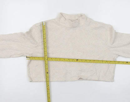 Womens UK Size 12 Monki Beige Pullover Sweatshirt
