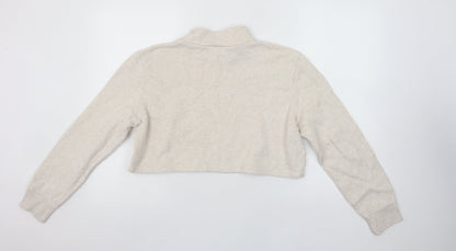 Womens UK Size 12 Monki Beige Pullover Sweatshirt