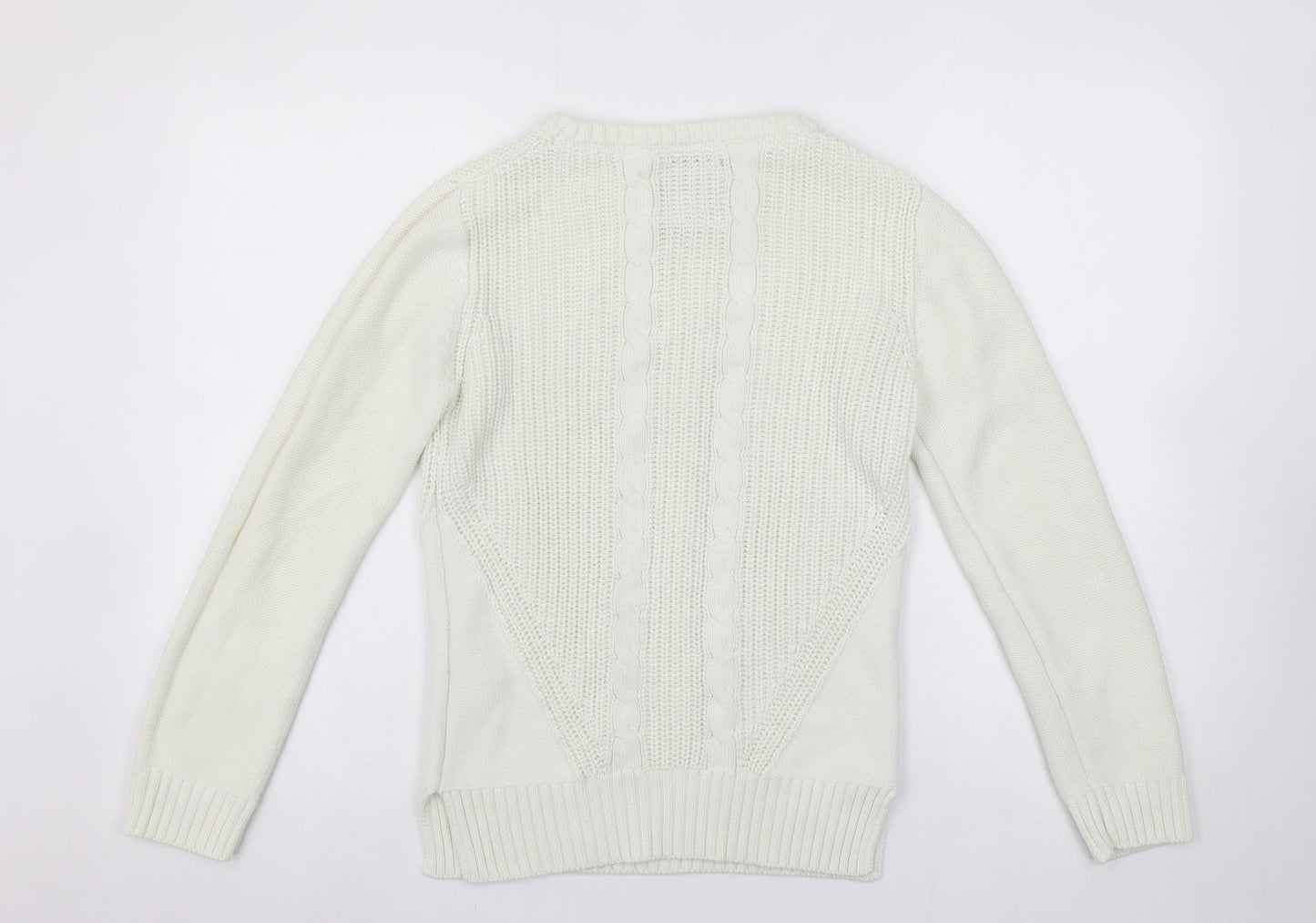 Womens UK Size S Diesel Ivory Pullover Jumper