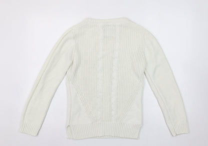 Womens UK Size S Diesel Ivory Pullover Jumper