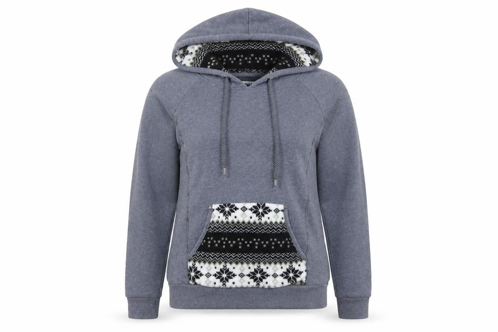 Womens UK Size S Only Grey Pullover Hoodie