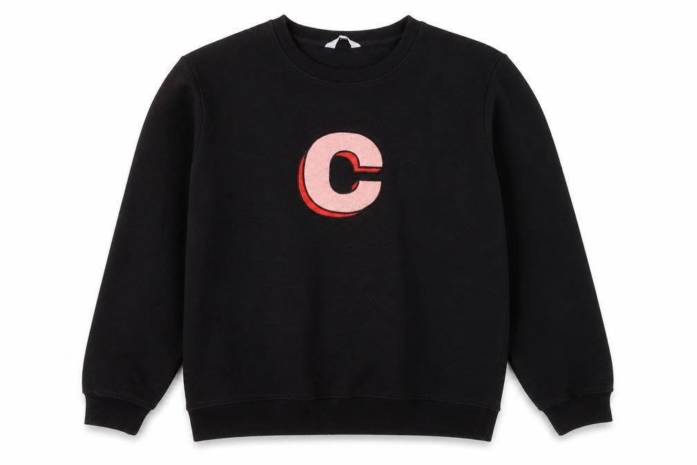 Womens UK Size L Neon Sheep Black Pullover Sweatshirt