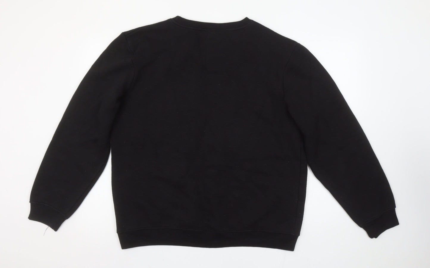 Womens UK Size L Neon Sheep Black Pullover Sweatshirt