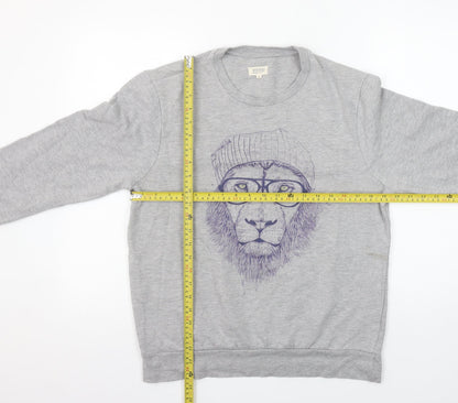 Womens UK Size M Woop Grey Pullover Sweatshirt