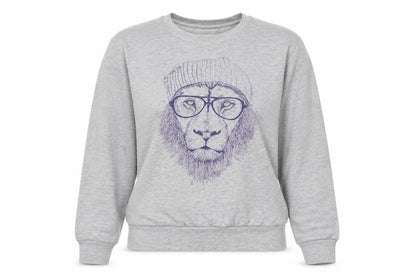 Womens UK Size M Woop Grey Pullover Sweatshirt