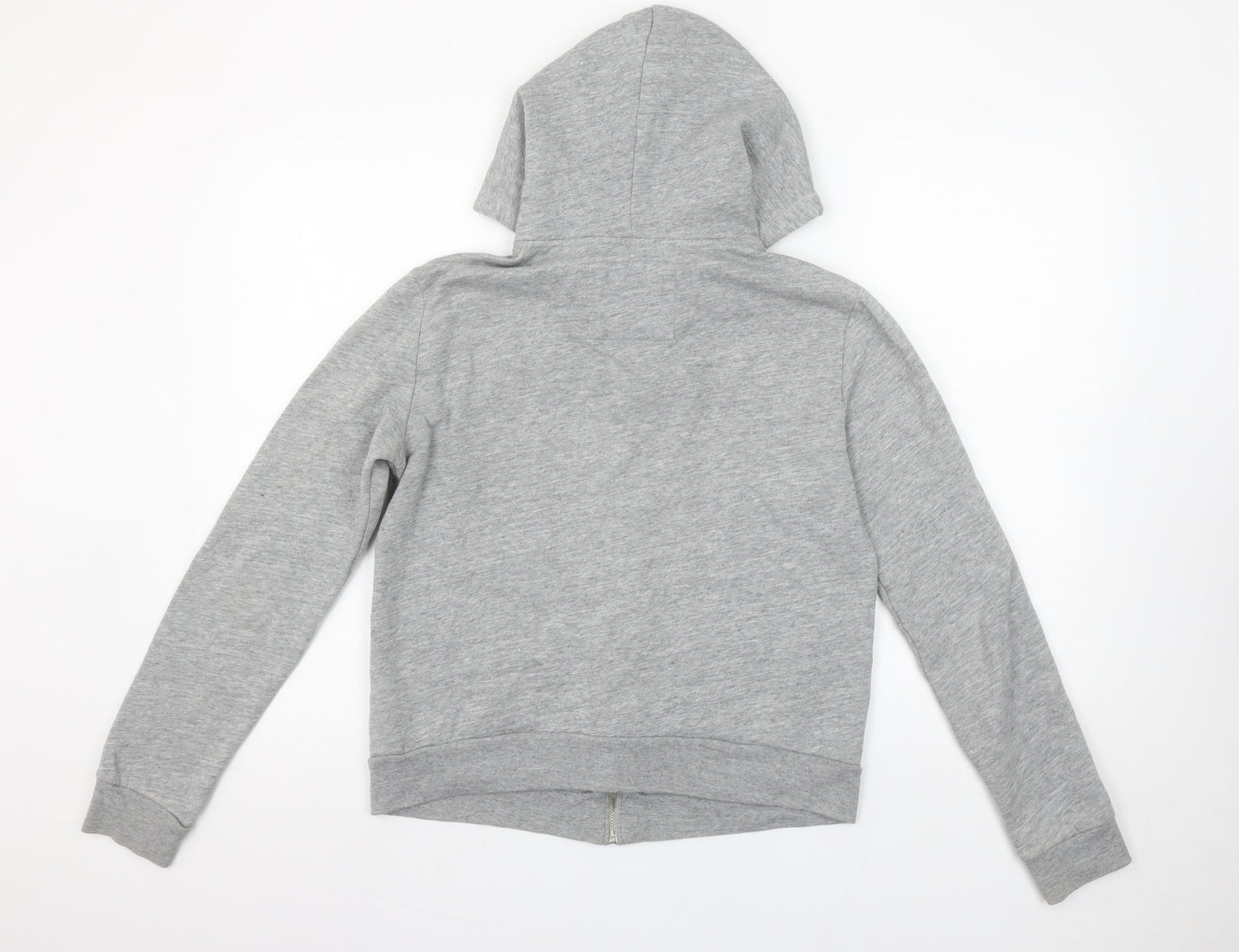 Womens UK Size M Abercrombie & Fitch Grey Full Zip Hoodie