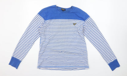 Mens UK Size S Voi Jeans Blue  T-Shirt