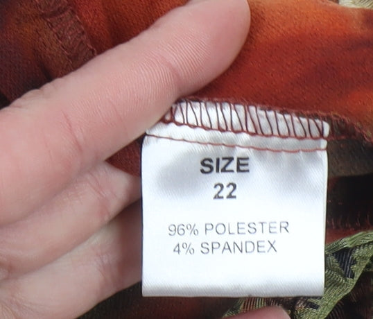 Womens UK Size 22 Gerard Multicoloured Basic Blouse