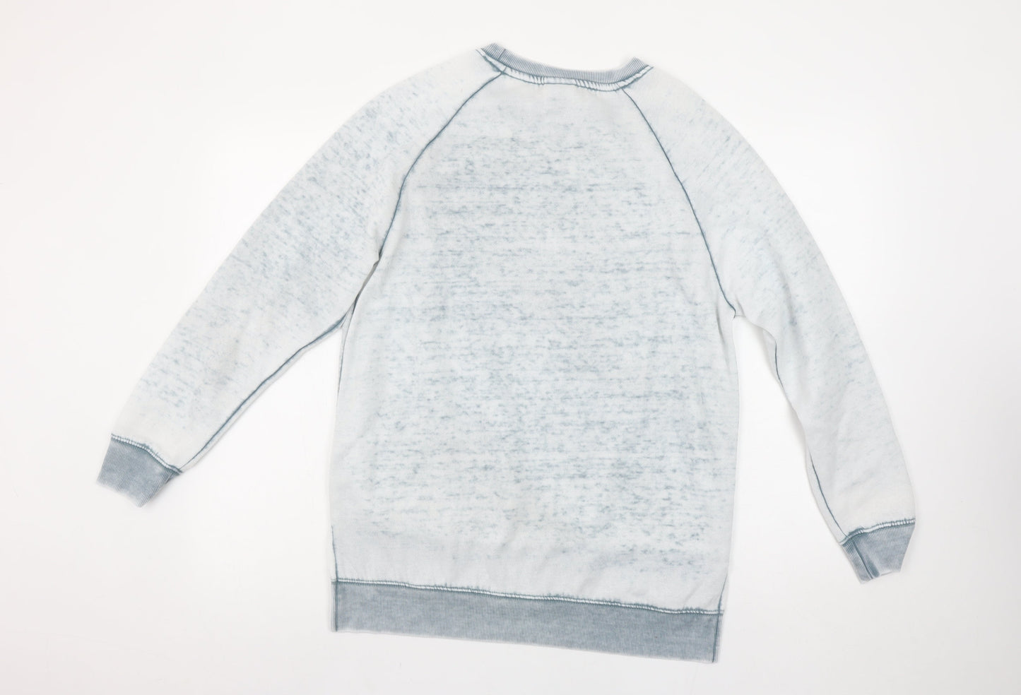 Womens UK Size S Liquid Energy Blue Pullover Sweatshirt