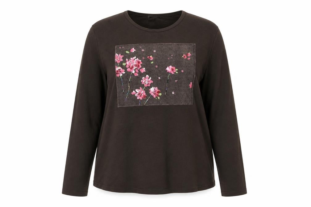Womens UK Size 18 Marks and Spencer Brown Basic T-Shirt