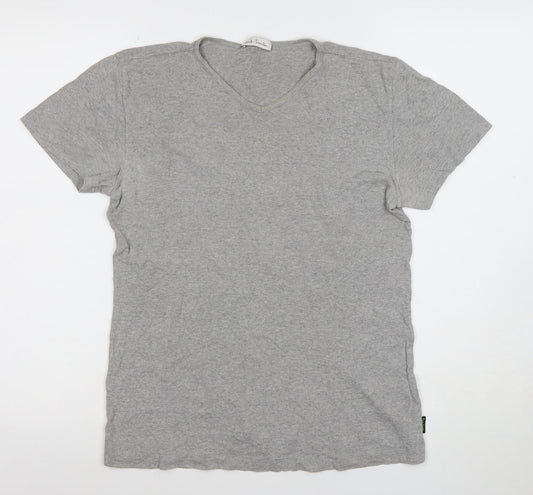 Womens UK Size L Paul Smith Grey Basic T-Shirt