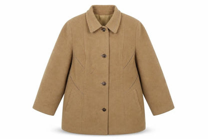 Womens UK Size 22 Lebek Beige Overcoat