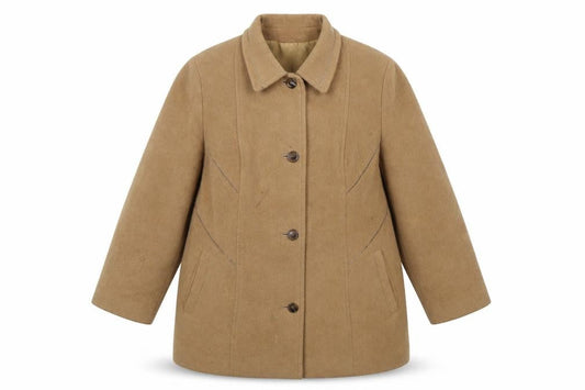 Womens UK Size 22 Lebek Beige Overcoat