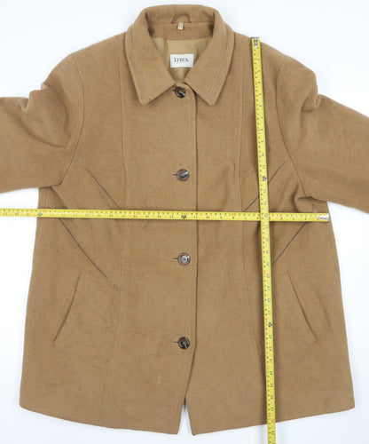 Womens UK Size 22 Lebek Beige Overcoat