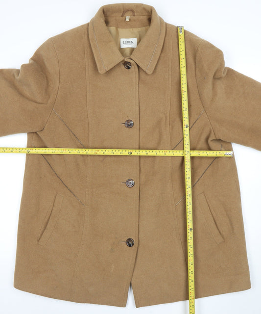 Womens UK Size 22 Lebek Beige Overcoat