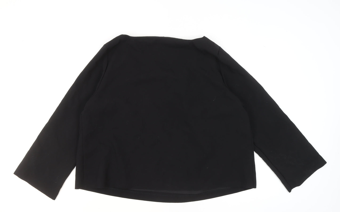 Womens UK Size XXL H&M Black Basic Blouse
