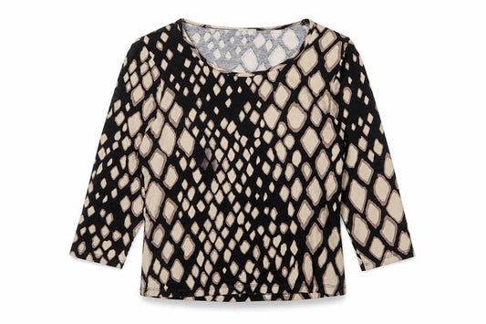 Womens UK Size S Precis Beige Jersey T-Shirt
