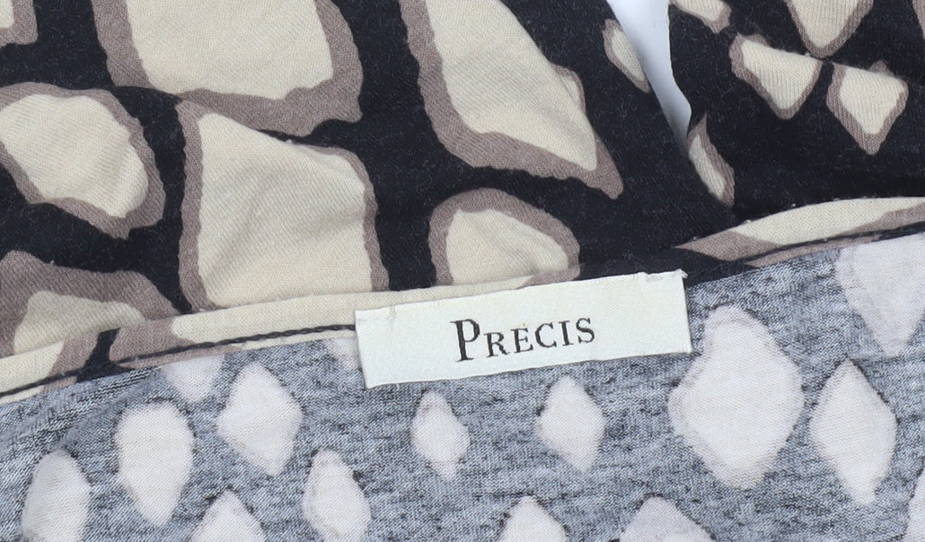 Womens UK Size S Precis Beige Jersey T-Shirt