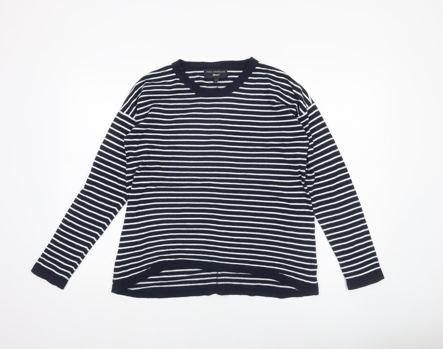 Womens UK Size 14 Paul Costelloe Blue Cardigan Jumper