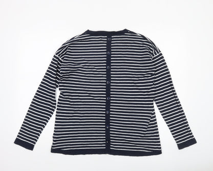Womens UK Size 14 Paul Costelloe Blue Cardigan Jumper