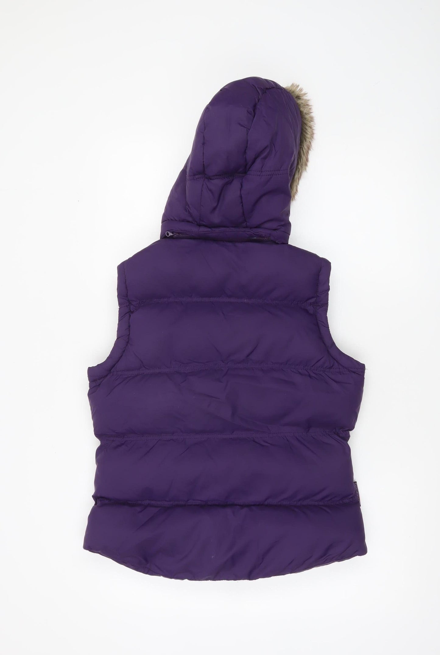 Womens UK Size 8 Mountain Essentials Purple Puffer Jacket