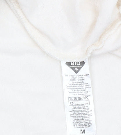 Womens UK Size M TEX Ivory Basic T-Shirt