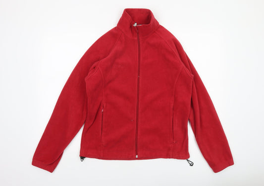 Unisex Adults UK Size M Columbia Red Basic Jacket