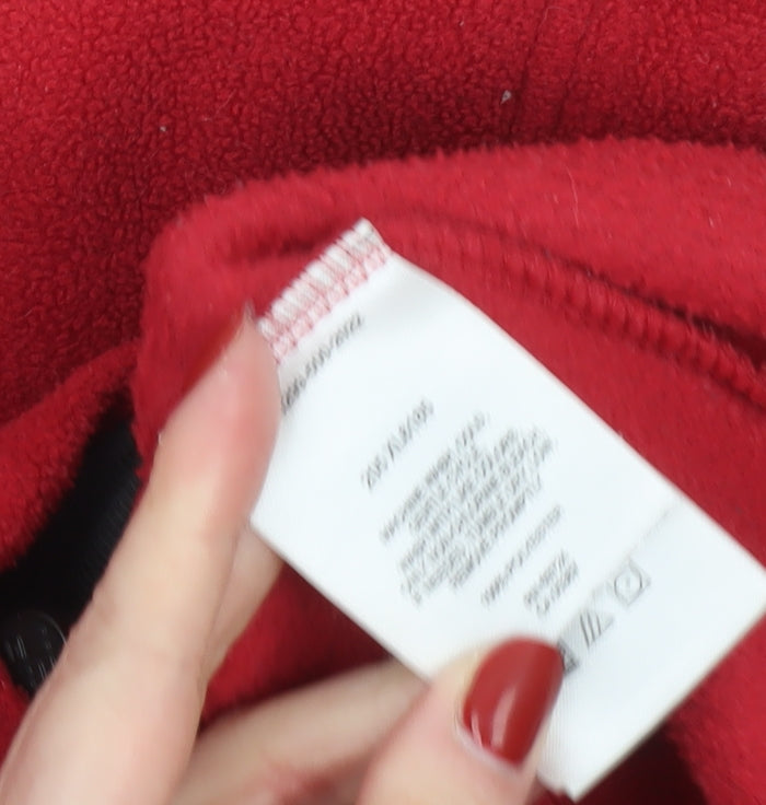 Unisex Adults UK Size M Columbia Red Basic Jacket
