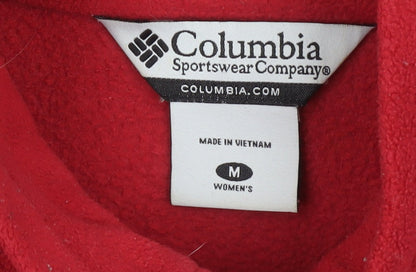 Unisex Adults UK Size M Columbia Red Basic Jacket