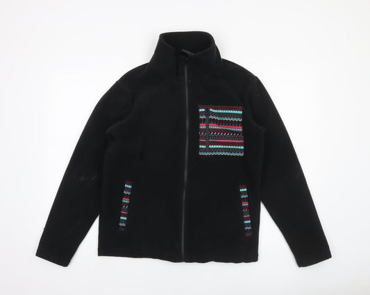 Mens UK Size S TikTok Black Basic Jacket