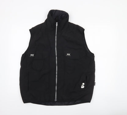 Mens UK Size S Helly Hansen Black Bodywarmer