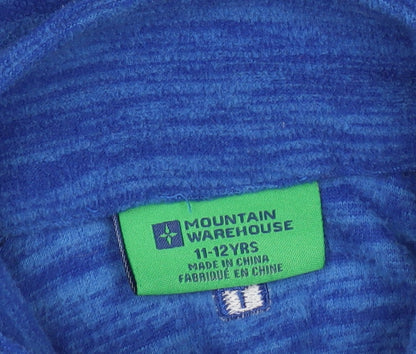 Boys UK Size 11-12 Years Mountain Warehouse Blue Track Jacket
