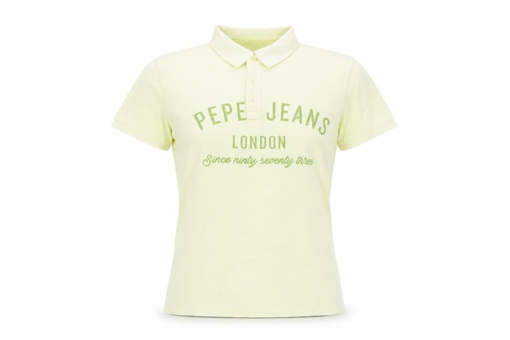 Teens UK Size S Pepe Jeans Yellow Basic Polo