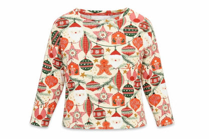 Next Women’s Multicoloured Christmas Cotton Pyjama Top S