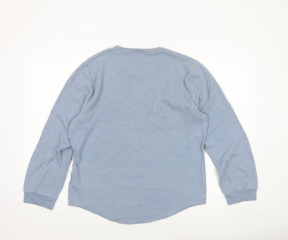 Womens UK Size M Hollister Blue Basic T-Shirt