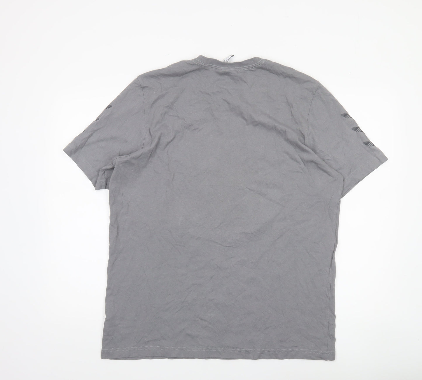 Mens UK Size L adidas Grey  T-Shirt