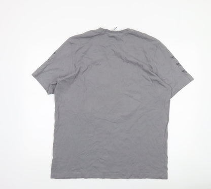 Mens UK Size L adidas Grey  T-Shirt