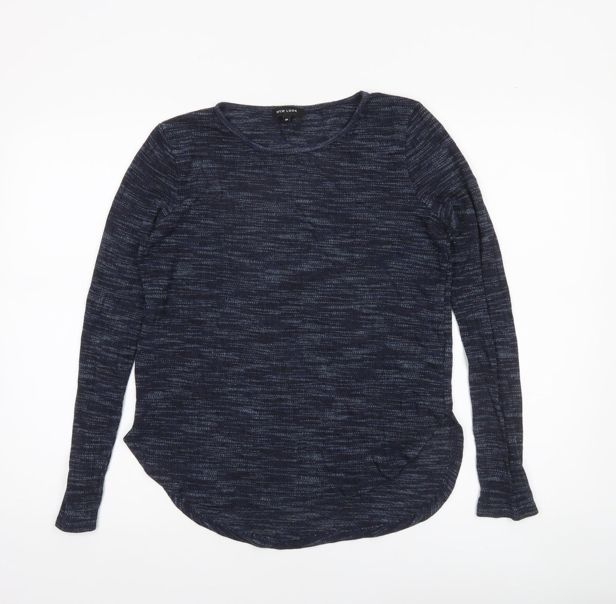 Womens UK Size 10 New Look Blue Basic T-Shirt