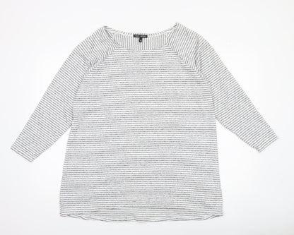Womens UK Size 18 NEXT Grey Basic T-Shirt