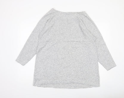Womens UK Size 18 NEXT Grey Basic T-Shirt