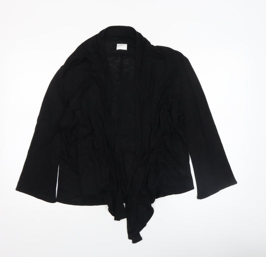 Womens UK Size 14 NEXT Black Wrap Blouse