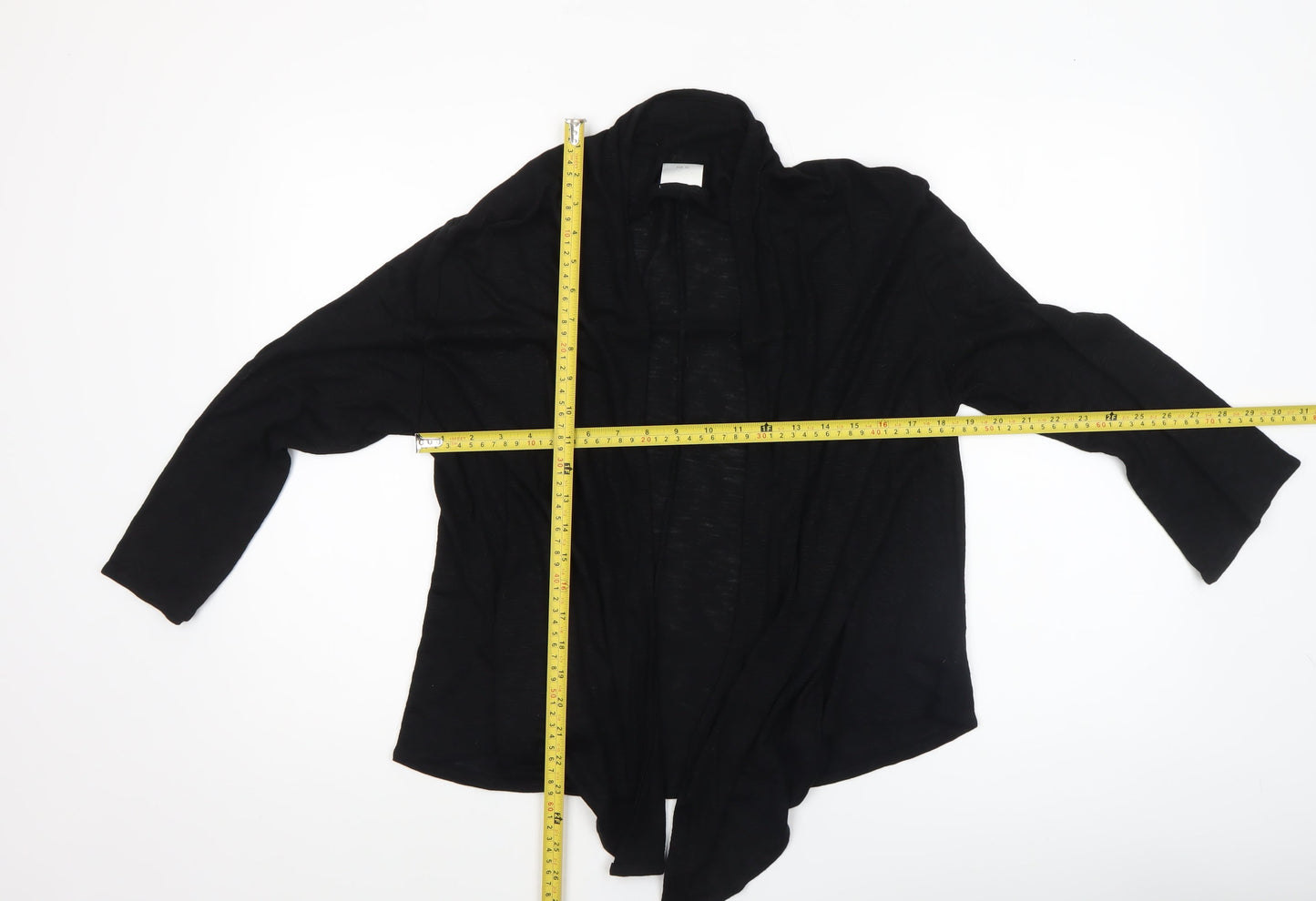 Womens UK Size 14 NEXT Black Wrap Blouse