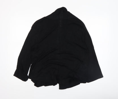 Womens UK Size 14 NEXT Black Wrap Blouse