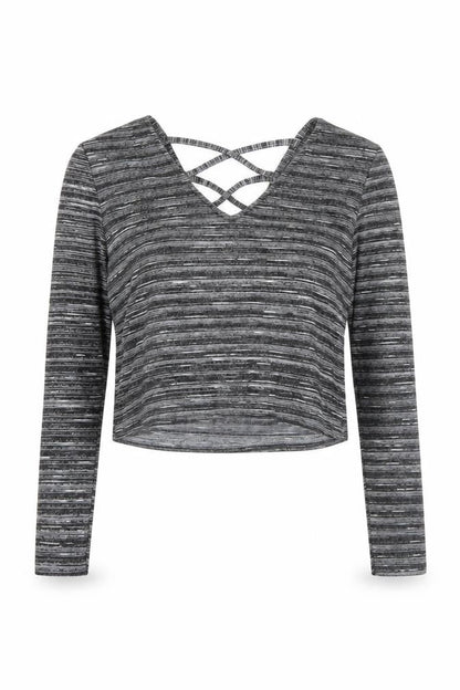 Womens UK Size 8 Miss Selfridge Grey Cropped T-Shirt