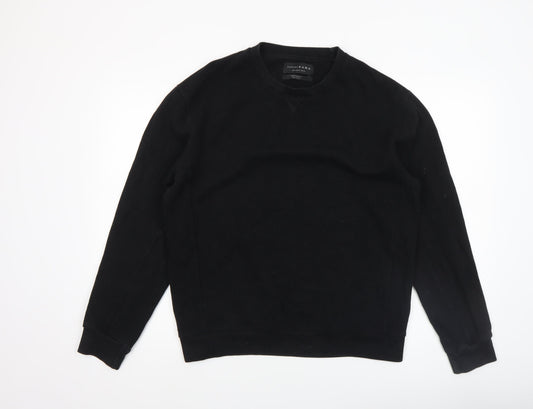 Mens UK Size XL Zara Black Pullover Sweatshirt