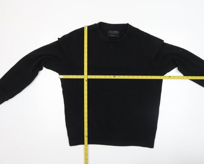 Mens UK Size XL Zara Black Pullover Sweatshirt