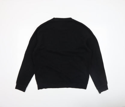 Mens UK Size XL Zara Black Pullover Sweatshirt
